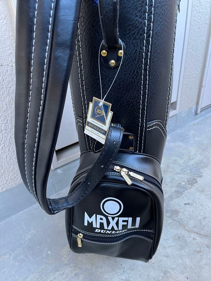 激レア！美品！DUNLOP MAXFLI キャデバッグ　合成皮革8.5型