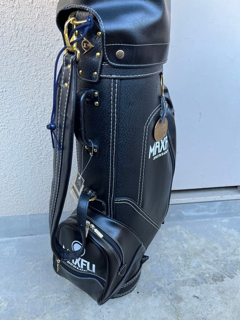 激レア！美品！DUNLOP MAXFLI キャデバッグ　合成皮革8.5型