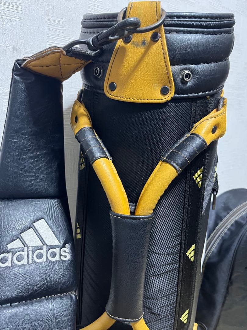 稀少品！adidas アディダス キャディーバック 9.5型　フードカバー付属