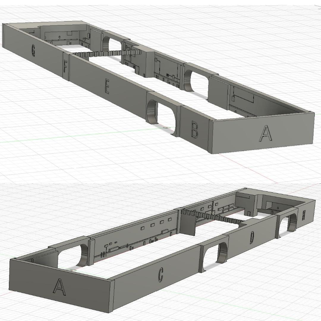 アメリカ海軍 空母 ジェラルド・R・フォード 1/350 格納庫 艦船模型