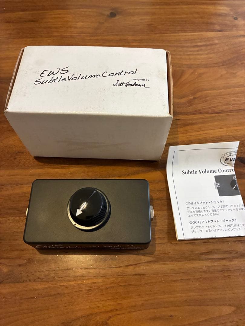 E.W.S. Subtle Volume Control スコット•ヘンダーソン