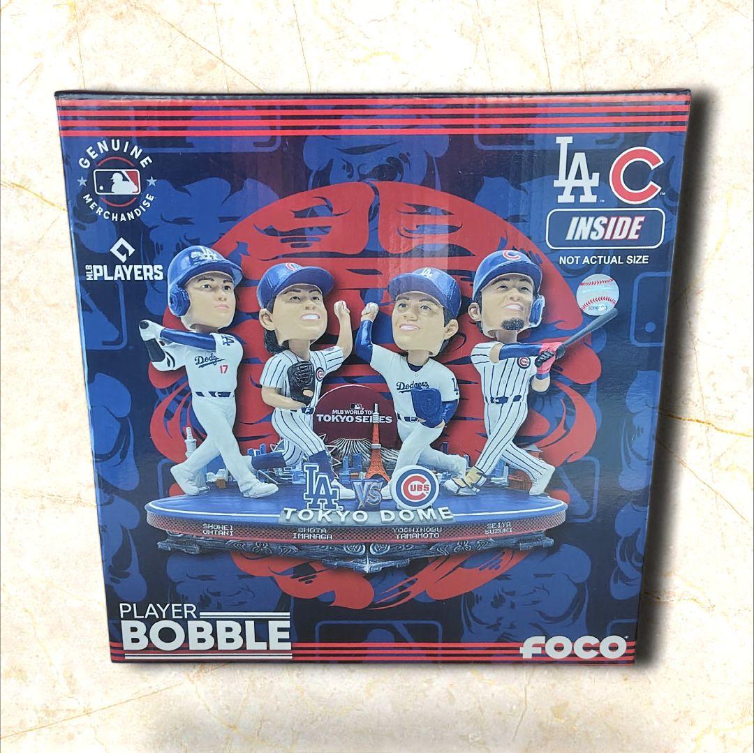 225個限定　東京シリーズ　ボブルヘッド　大谷翔平　鈴木　今永　山本由伸