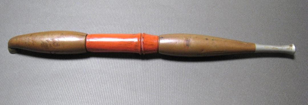煙管　時代物　けんか煙管　29ｃｍ　喫煙具　恵比寿　鼠　小判　人物　戎　彫金
