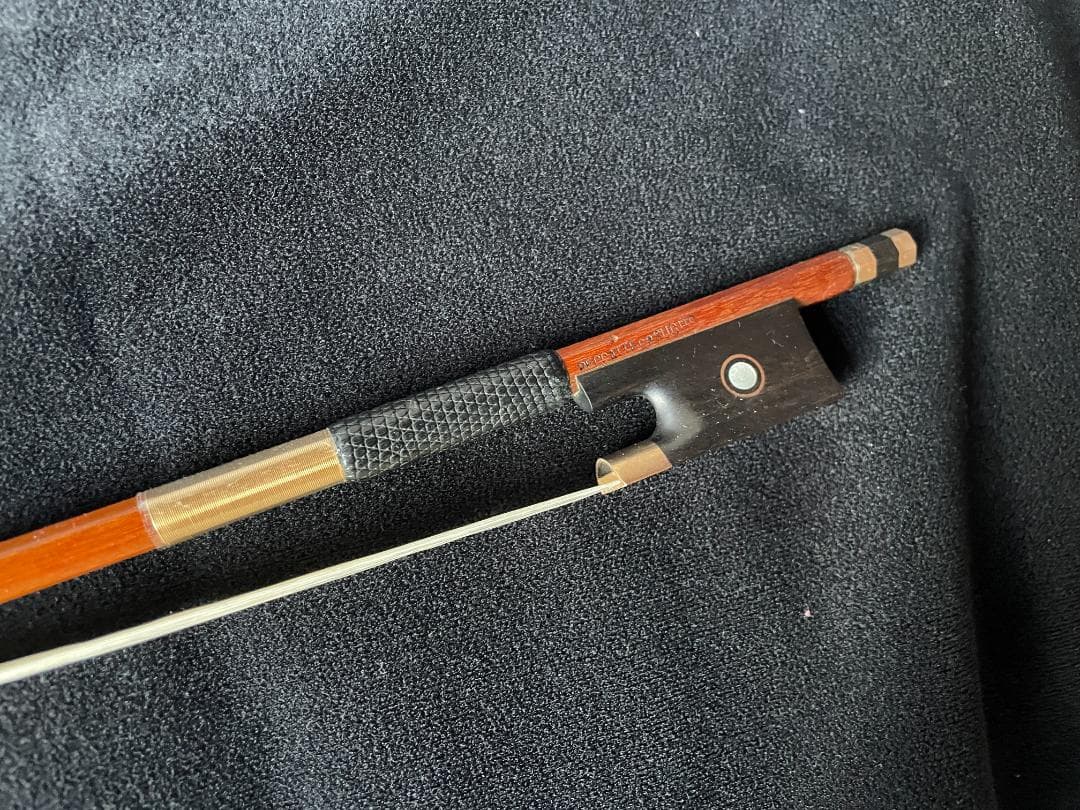 杉藤武司氏 マスターメイド 金黒檀 最高級 バイオリン弓 【メーカーメンテ済み】