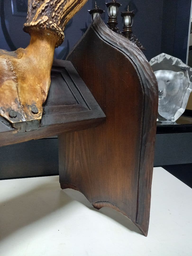 希少　アイヌ　民芸　楔　手彫り　ヴィンテージ　ハンティングトロフィー