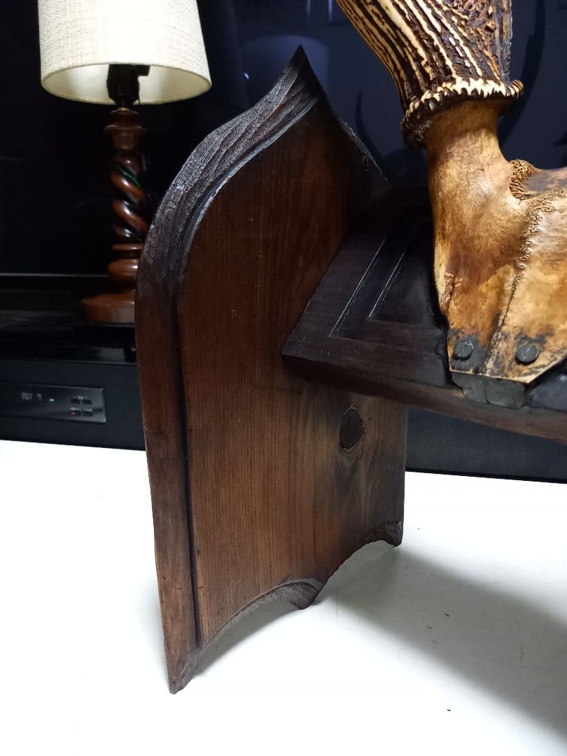 希少　アイヌ　民芸　楔　手彫り　ヴィンテージ　ハンティングトロフィー