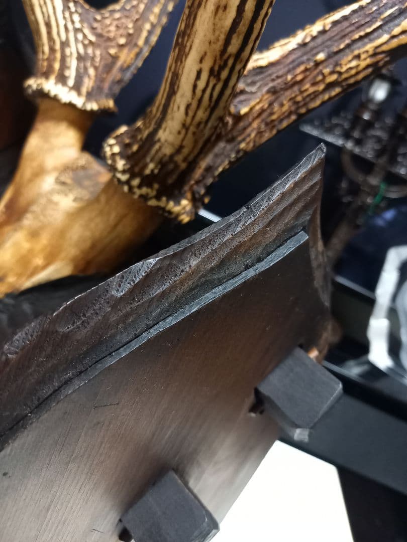 希少　アイヌ　民芸　楔　手彫り　ヴィンテージ　ハンティングトロフィー