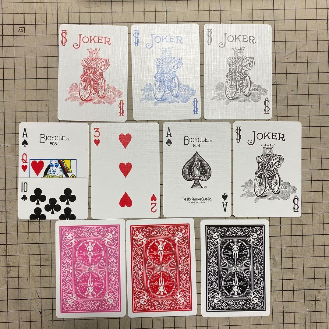 Bicycle Rider Back トランプ 3色×4　12個セット