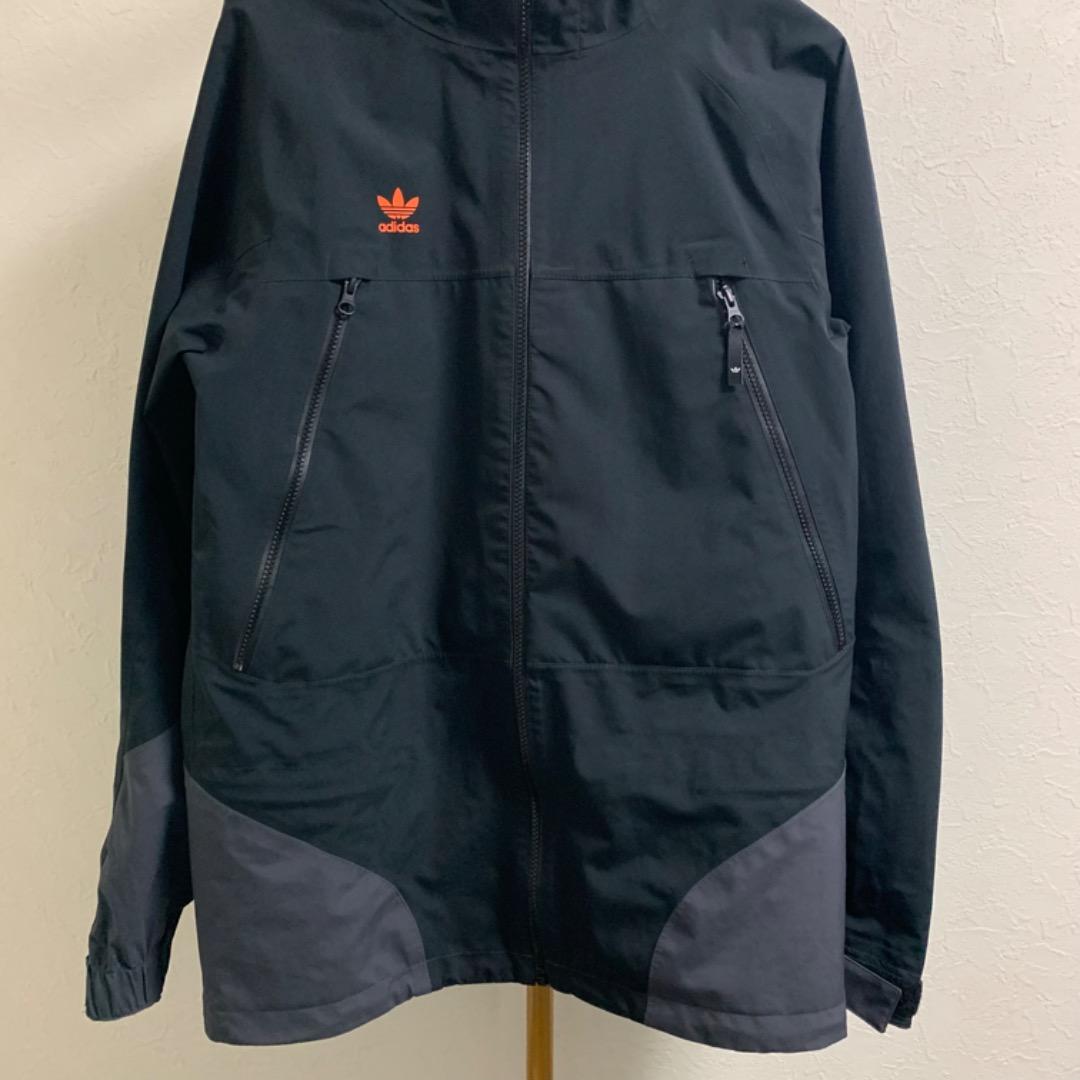 アディダス スキーウェア マウンテンパーカー M 黒 adidas 激レア