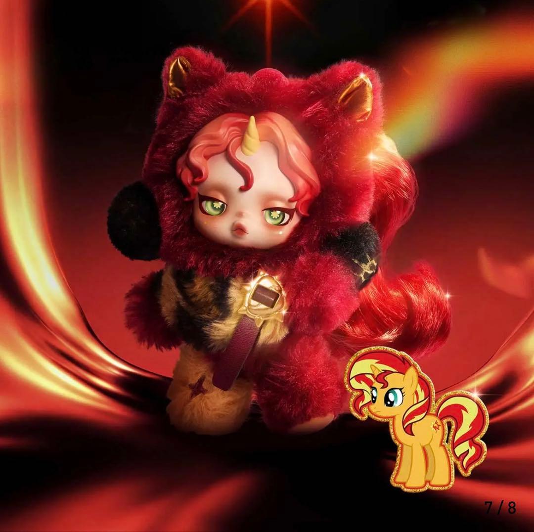 POPMART SKULLPANDA x My Little Ponyぬいぐるみ