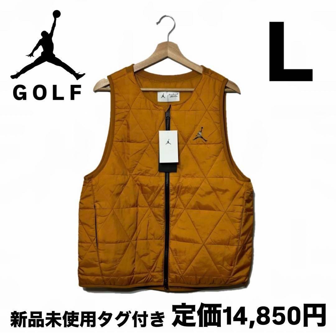 新品 ジョーダン スポーツ ゴルフ ベスト デザート オークル ブラック L