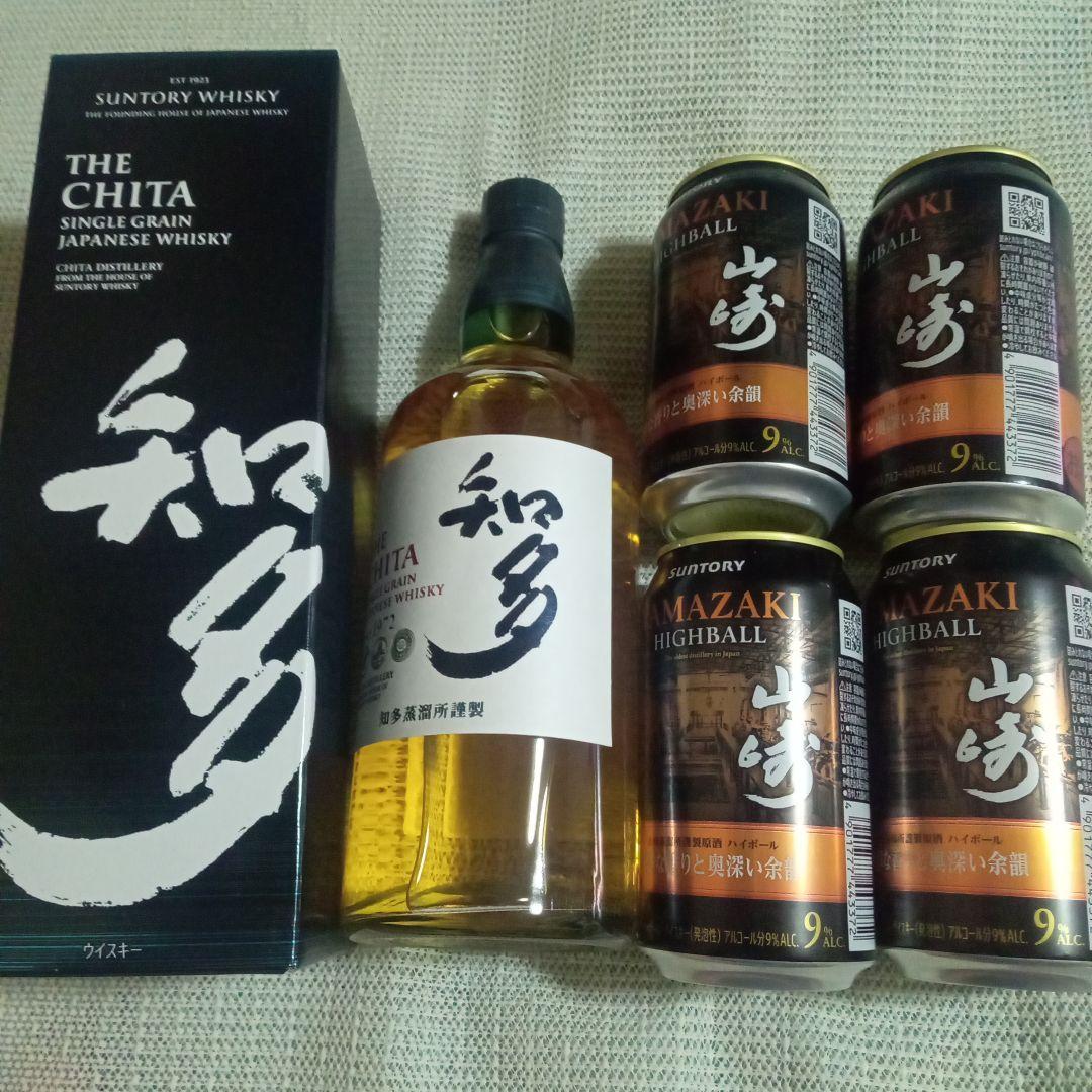 山崎ハイボール缶４本 / サントリーウイスキー「知多」