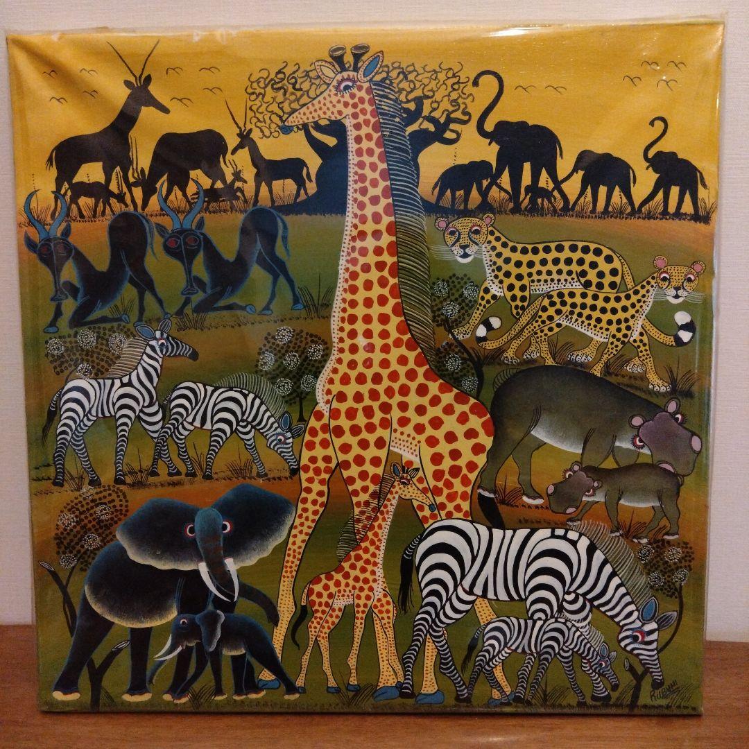 ティンガティンガ アフリカ tingatinga 絵画 ポップアート 60×60