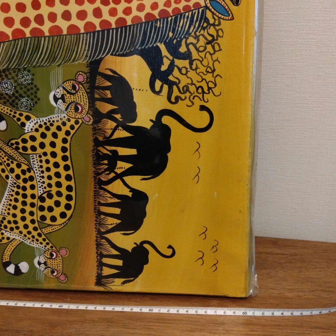 ティンガティンガ アフリカ tingatinga 絵画 ポップアート 60×60