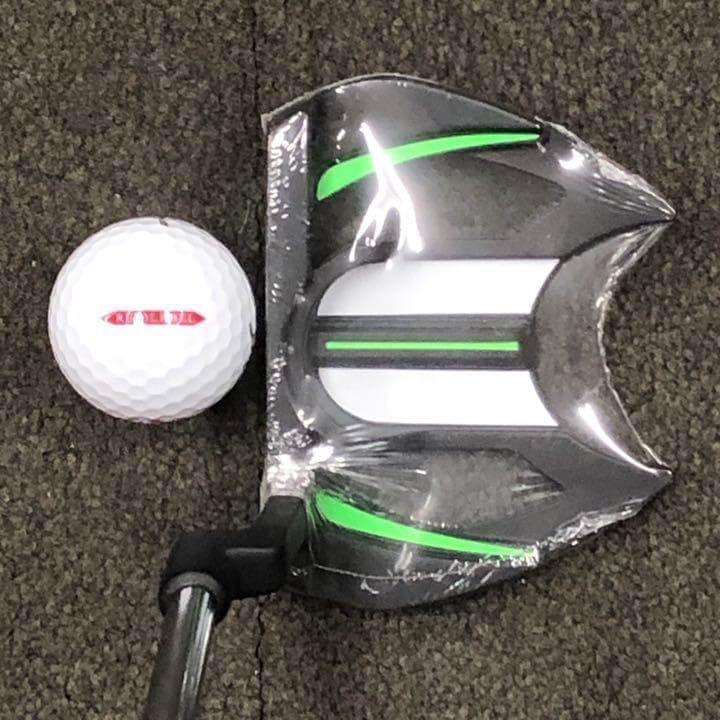 ◆新品破格◆極太グリップと大型ヘッドの安定感で入りまくる★　ダイナミクス パター