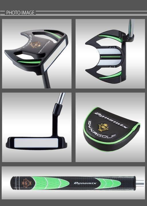 ◆新品破格◆極太グリップと大型ヘッドの安定感で入りまくる★　ダイナミクス パター