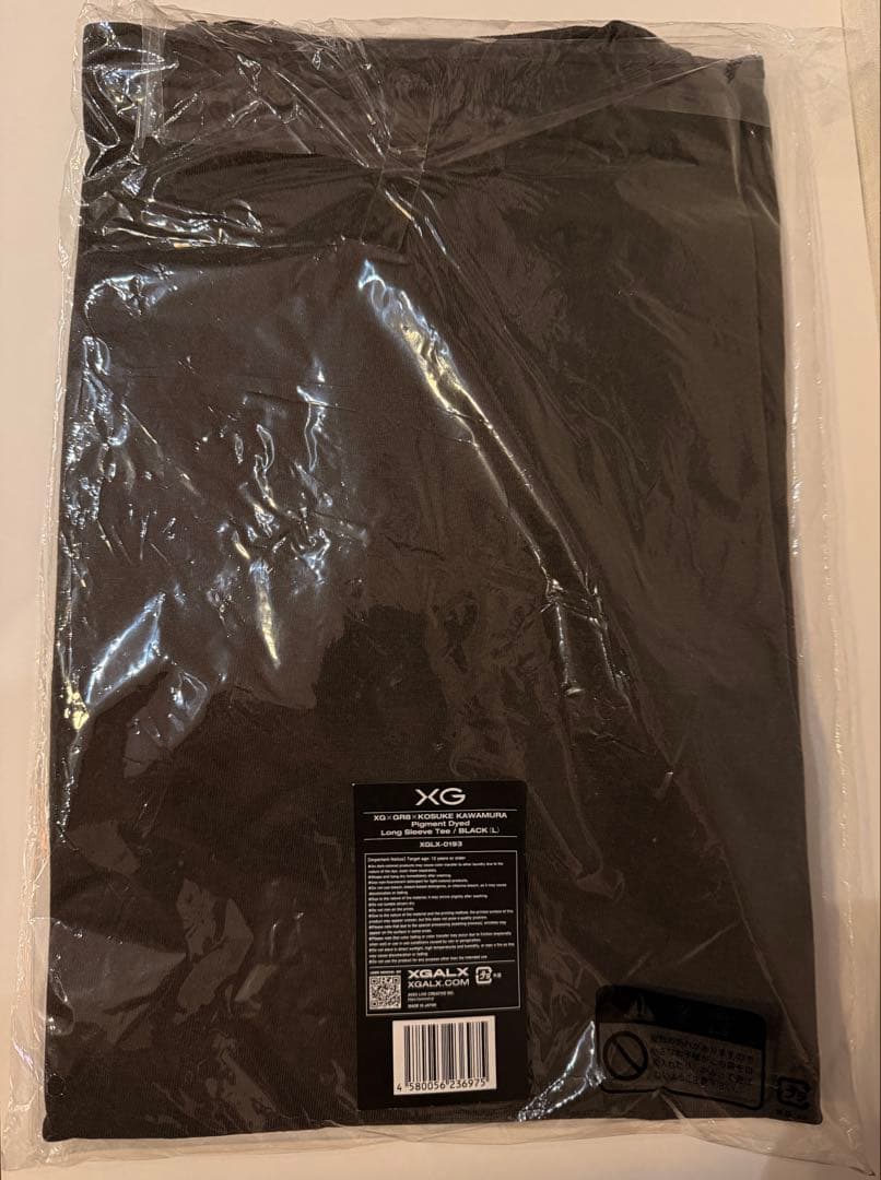 XG GR8×KOSUKE KAWAMURA ブラック長袖Tシャツ L