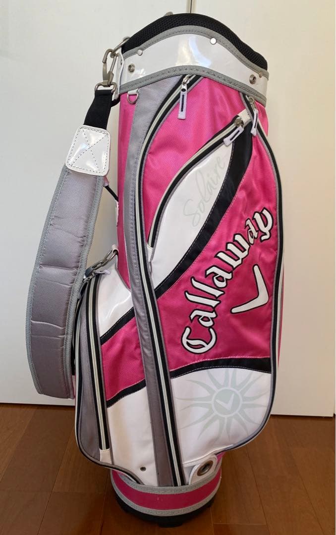 送料込み キャロウェイ ピンク ソレイユ　レディース ゴルフ キャディーバッグ