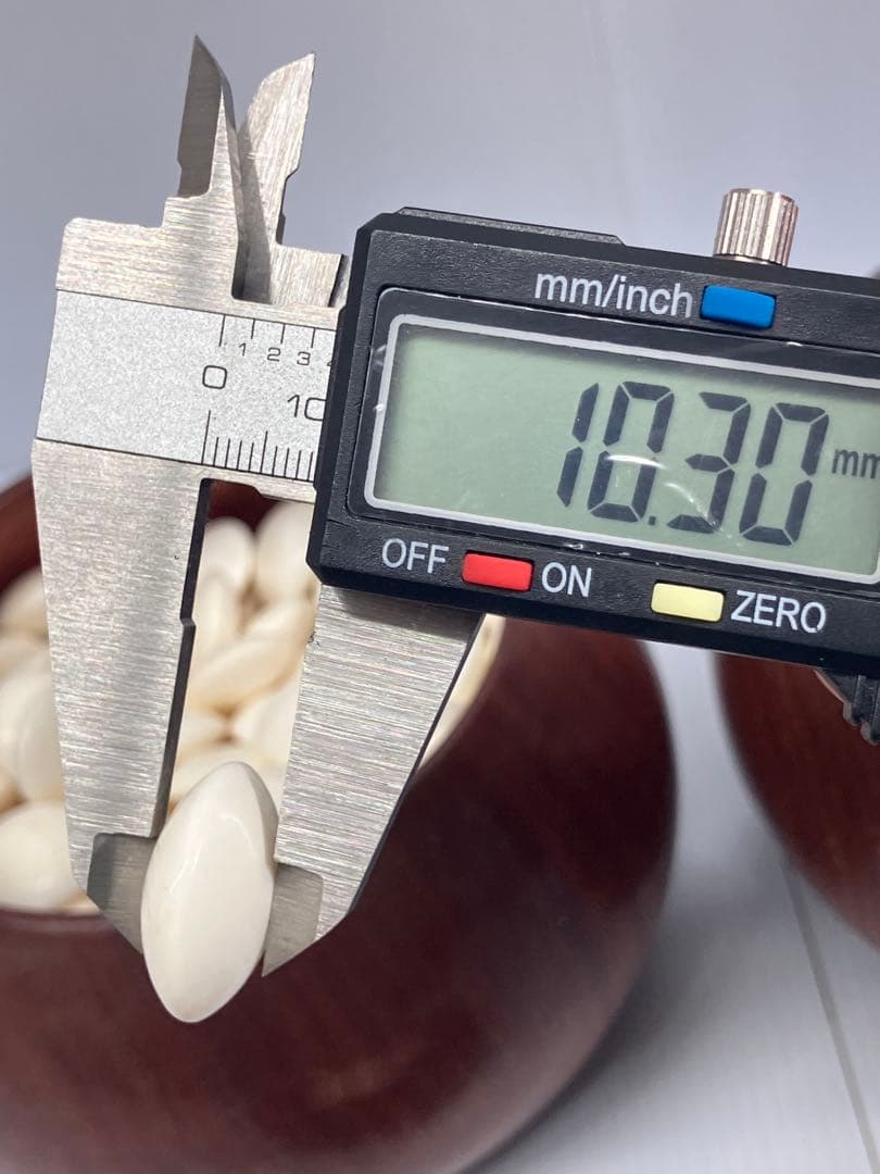 A【碁石セット】囲碁 蛤 貝 木製 趣味 遊び　木箱入り