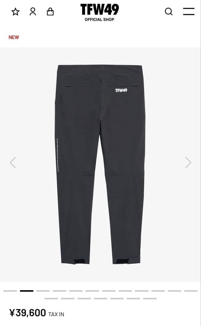 TFW49 OCTA PANTS ブラック サイズL