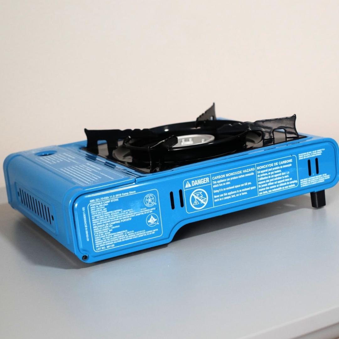 Coleman カセットコンロ 青 収納ケース付き アメリカ限定 日本未発売