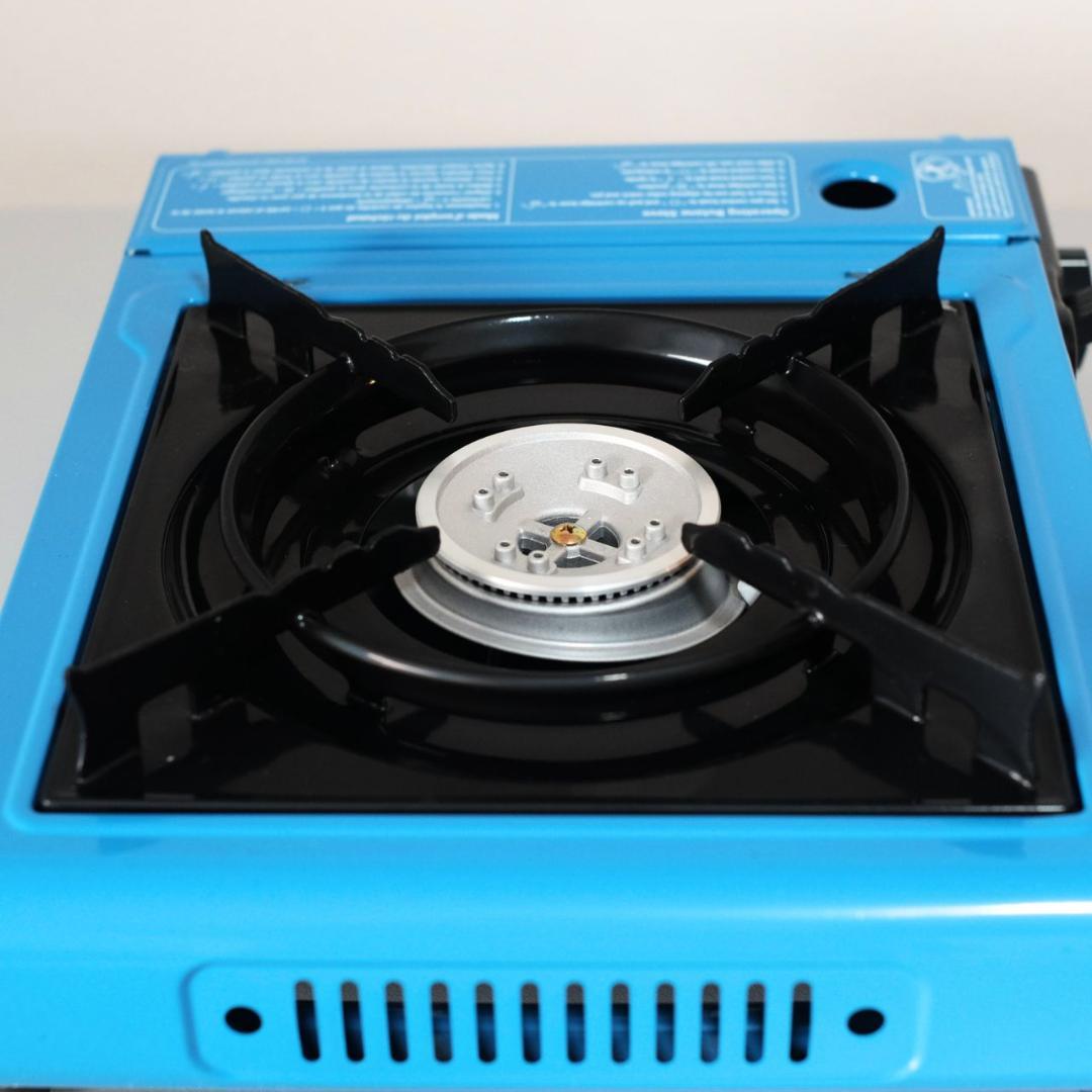 Coleman カセットコンロ 青 収納ケース付き アメリカ限定 日本未発売