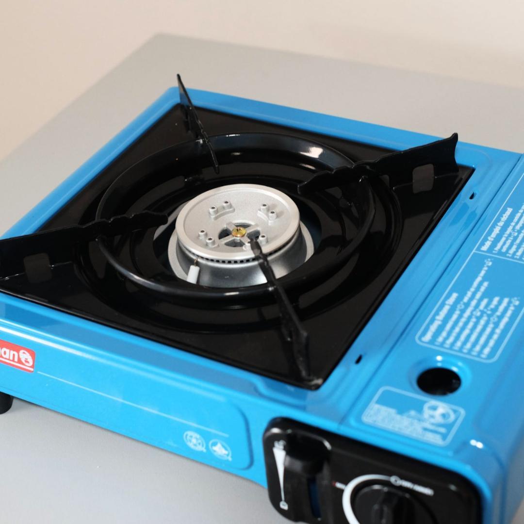 Coleman カセットコンロ 青 収納ケース付き アメリカ限定 日本未発売
