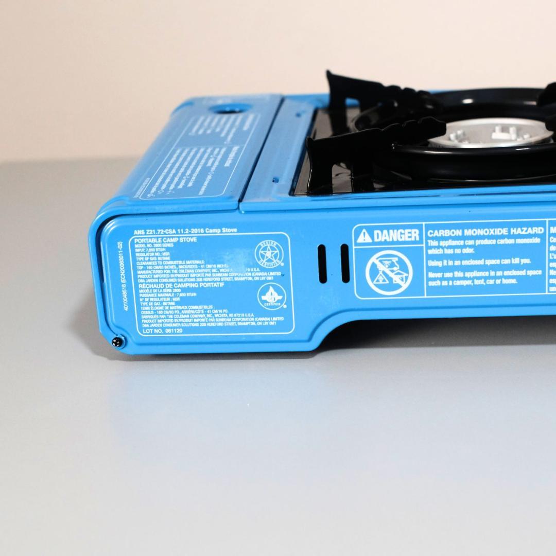 Coleman カセットコンロ 青 収納ケース付き アメリカ限定 日本未発売