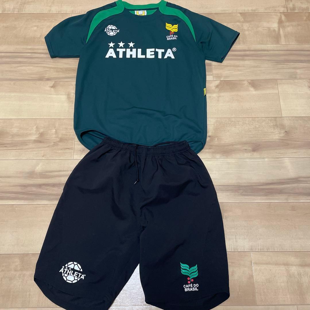 ATHLETA サッカーウェア セットアップ　グリーン