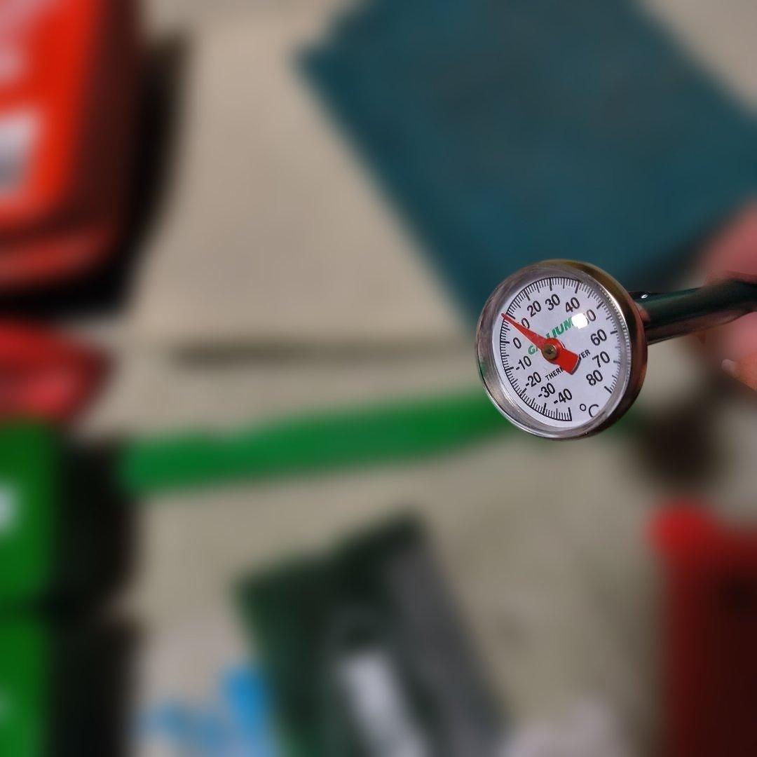 クロスカントリースキー　メンテナンスワックスセットと温度計