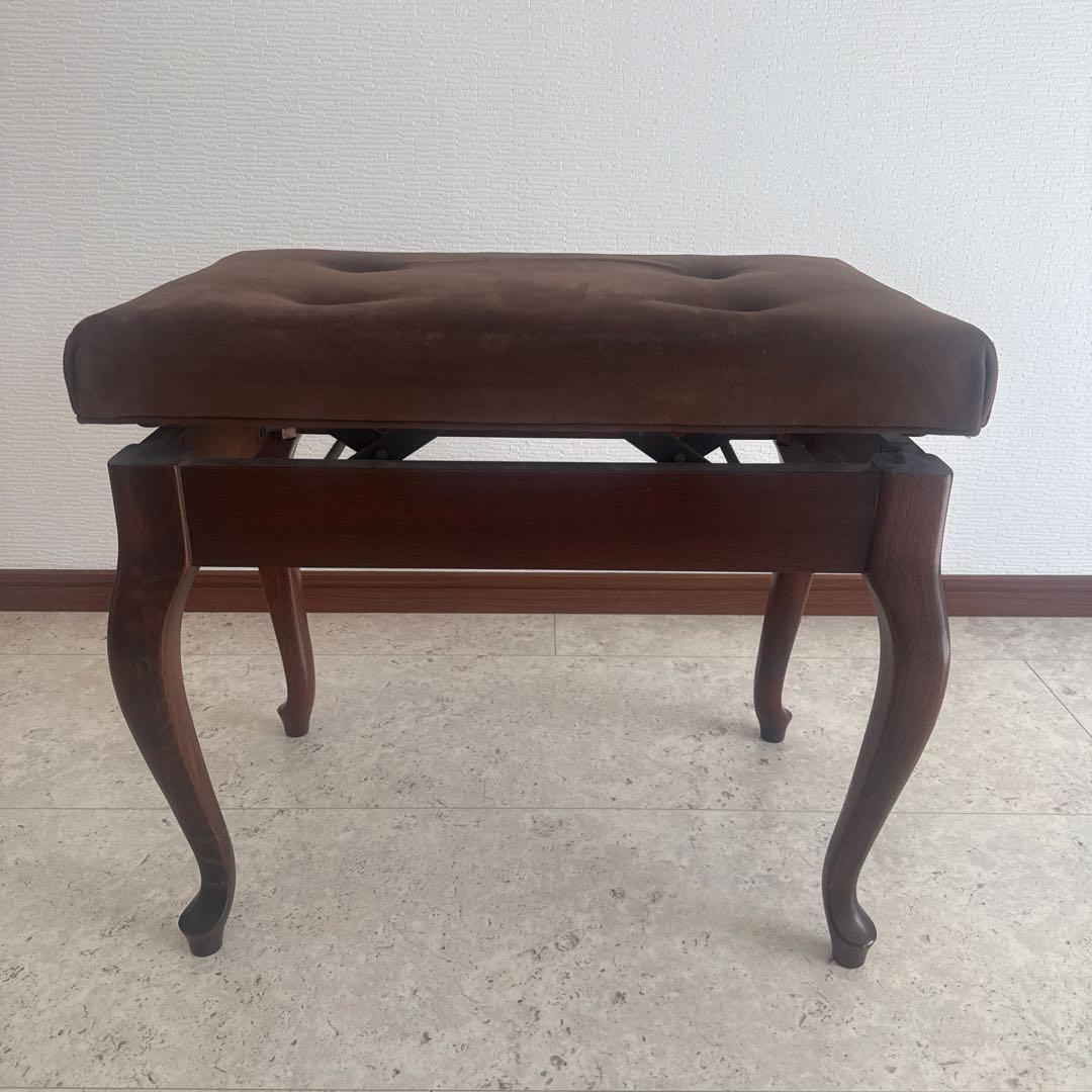 【極美品】ヤマハ純正 ピアノ椅子 猫脚 マホガニー 天然木 高級