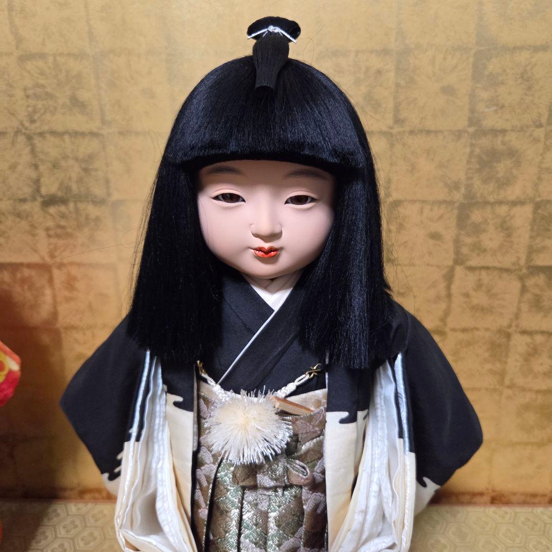 松寿作　 市松人形 　2体　男の子　女の子