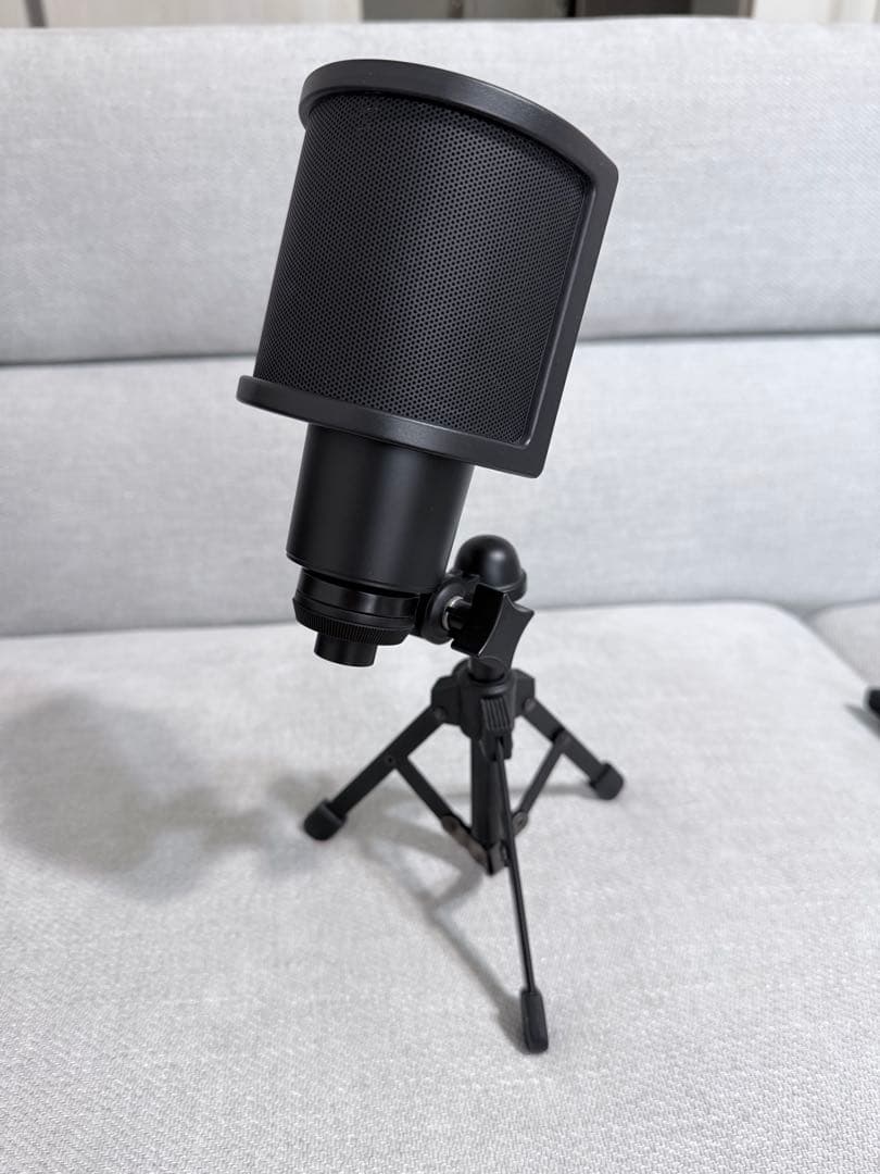 audio-technica コンデンサーマイク+オーディオインターフェース