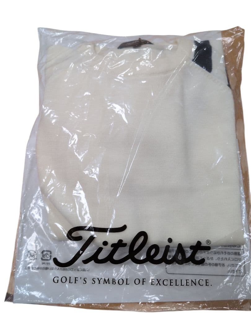 タグ付き Titleist メルセデスベンツ ホワイト セーター Lサイズ