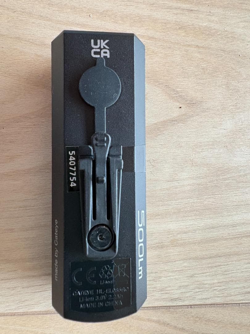 【美品】BROMPTON 500LM フロントライト（Cateye製）フルセット