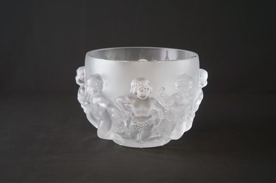 ルネ・ラリック「リュクサンブール」 花瓶 元箱あり R.LALIQUE