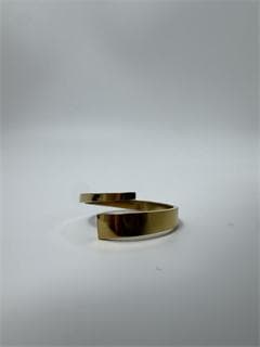 《美品/日本製18金》K18ゴールド オープンリング1.19g 11号