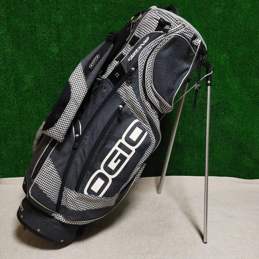 OGIO 8分割スタンド付きキャディバッグ チェック柄