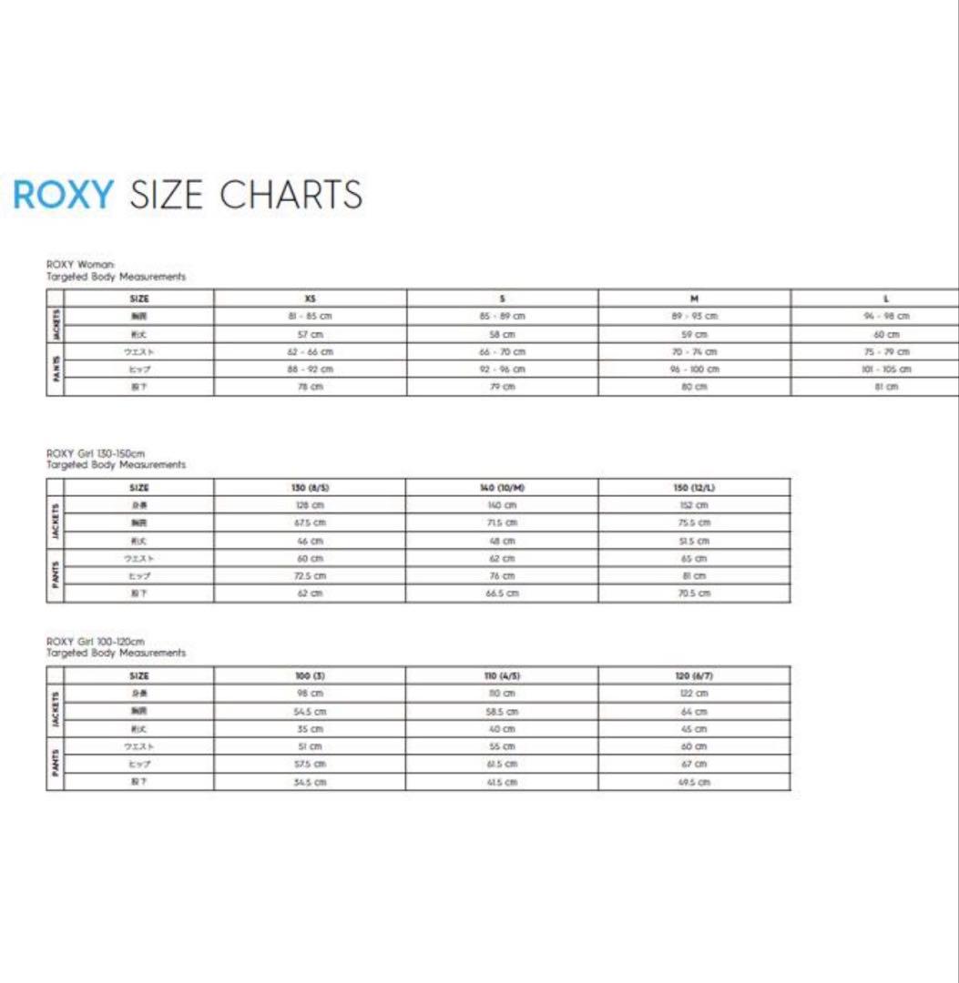 タグ付き試着のみ ROXYスノーウェア