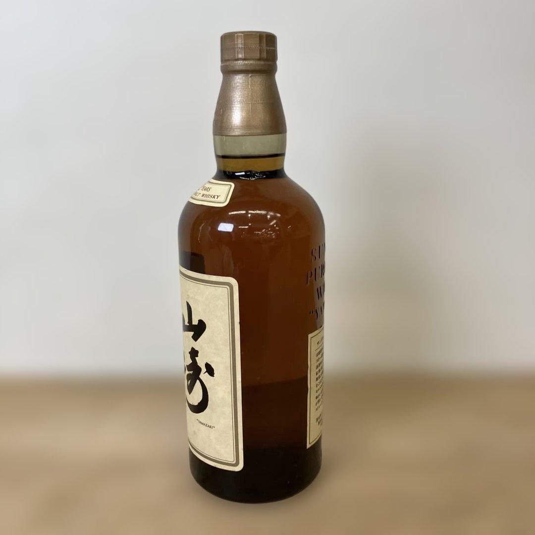 未開栓 山崎 12年 ピュアモルトウイスキー 700ml 旧ラベル 向獅子