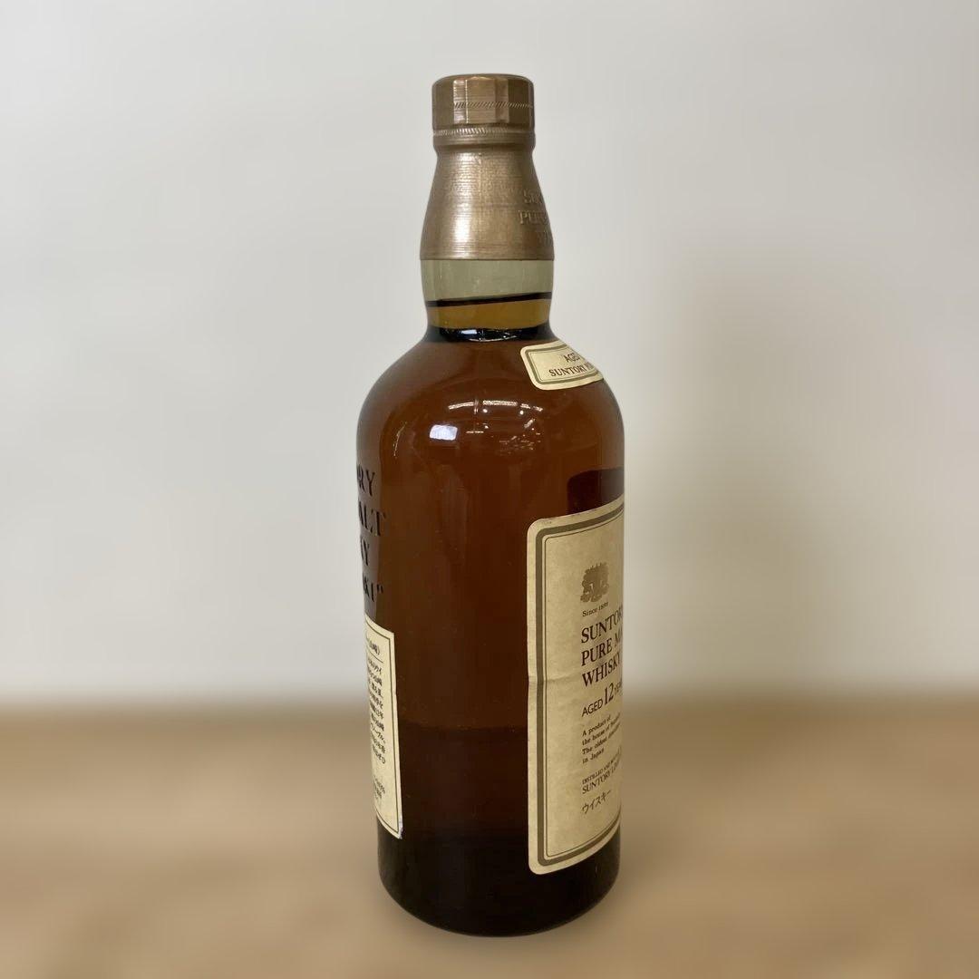 未開栓 山崎 12年 ピュアモルトウイスキー 700ml 旧ラベル 向獅子