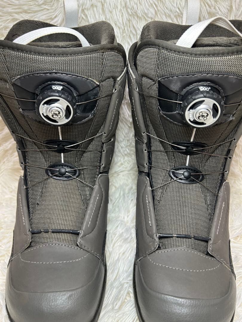 Salomon BOA スノーボードブーツ スノボー　メンズ　グレー　25.5