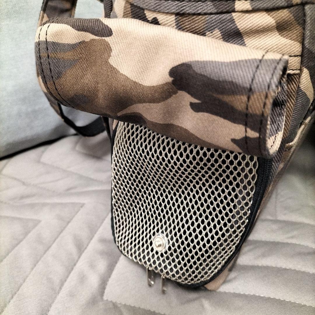 【未使用】Toto&Pal 迷彩柄キャリーバッグ　小型犬用