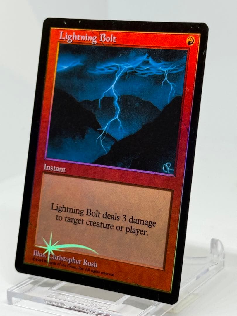 【Foil】《稲妻/Lightning Bolt》(ジャッジ褒賞)旧枠④