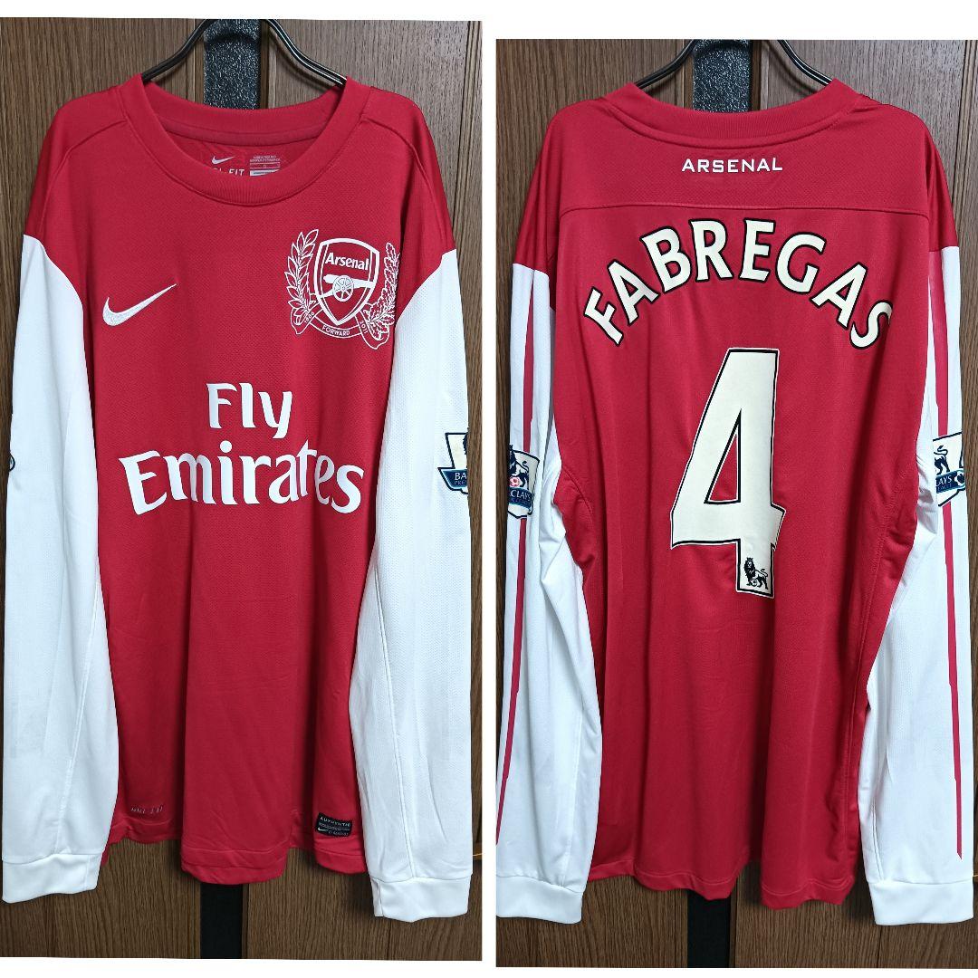 ナイキ アーセナル セスク・ファブレガス 125周年 長袖ユニフォーム L