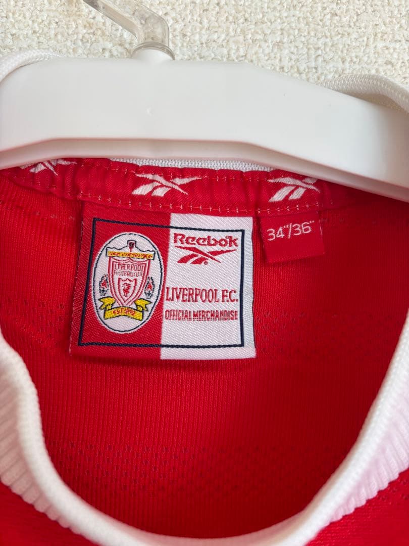 リバプールFC 半袖ユニホーム Reebok 34/36（S サイズ相当）