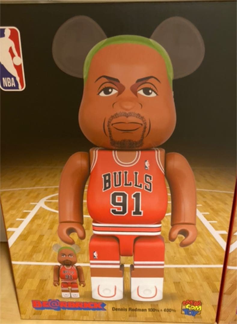【希少】BE@RBRICK Dennis Rodman 100％ ＆ 400％
