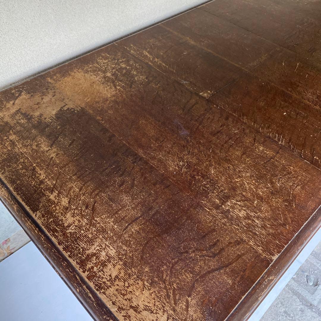 イギリス アンティーク エクステンション ダイニングテーブル 伸長式