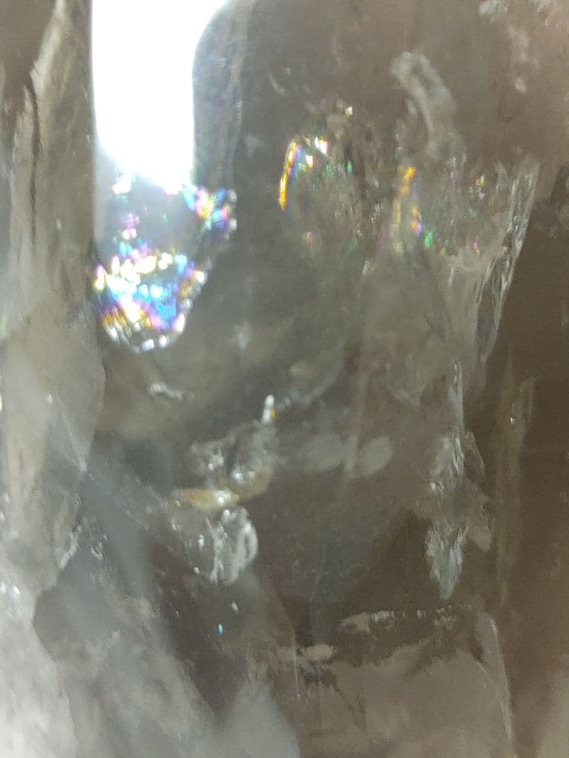 ブラジル産　ファントム　スモーキークォーツ　原石　797g