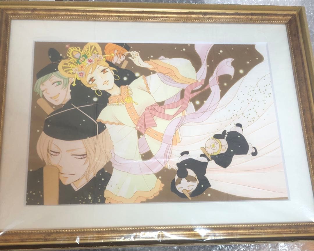 神様はじました B4 複製原画 コラボカフェ 2016年10号巻頭カラー